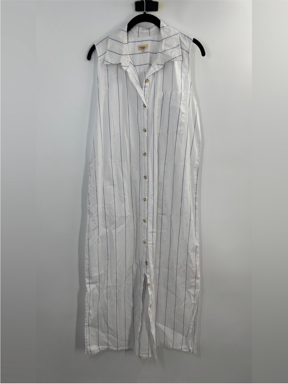 DONNI. Pop Stripe Sleeveless Dress - Picture 4 of 6